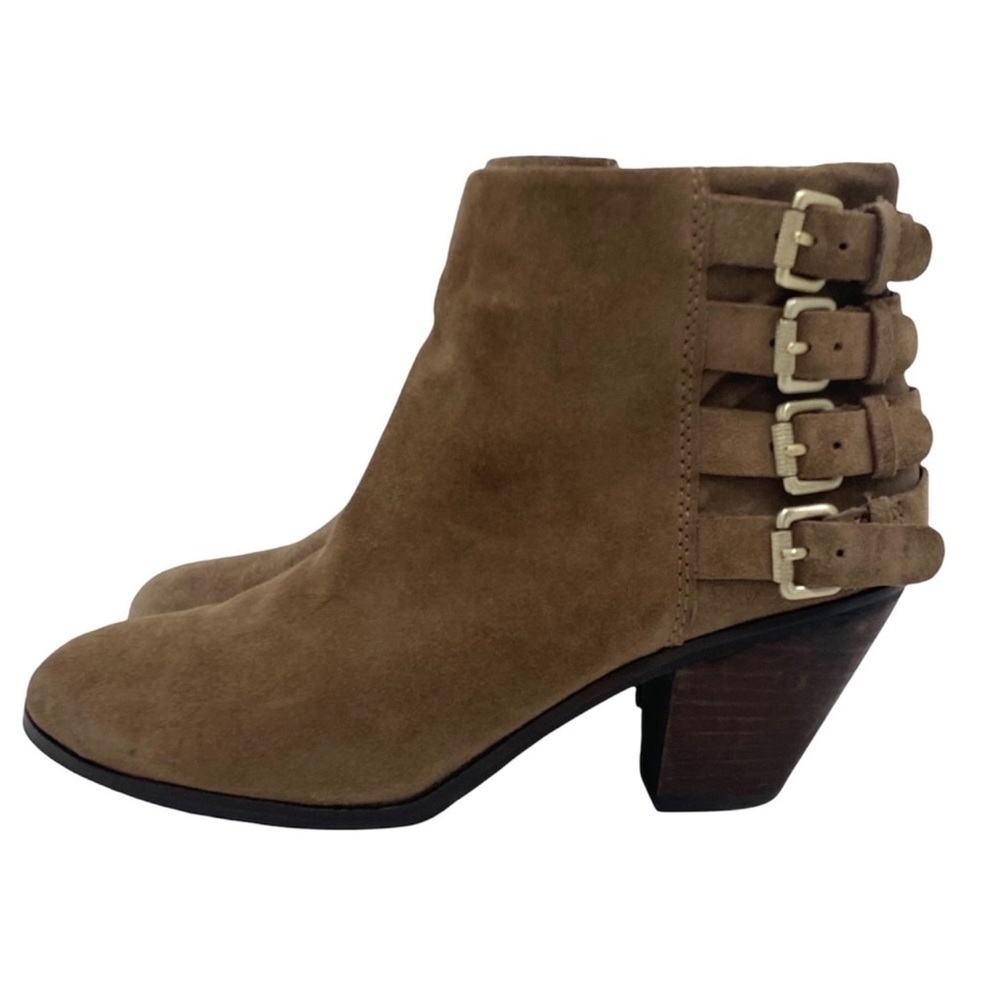 Sam Edelman Lucca Ankle Heeled Buckle Booties - Picture 12 of 13